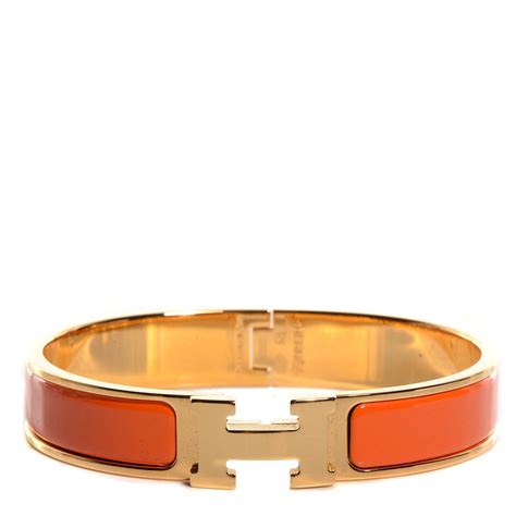 hermes thin enamel bracelet|fashion accessory Hermes h bracelet.